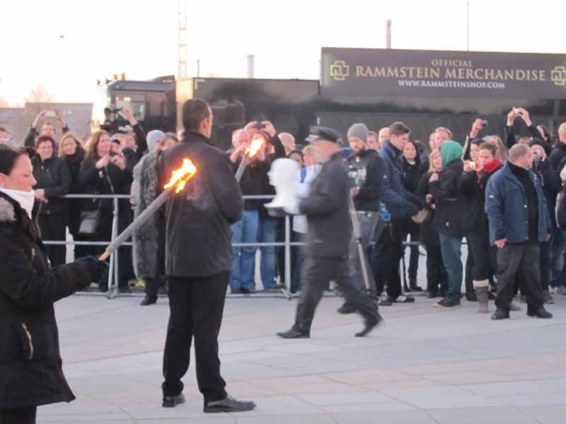 Rammstein errichten sich ihr Mausoleum, Berlin, 25.11.2011