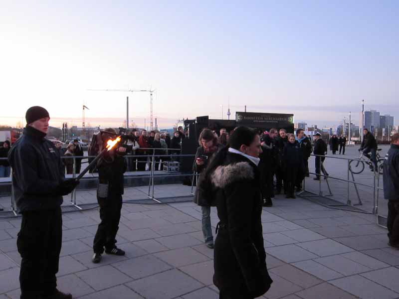 Rammstein errichten sich ihr Mausoleum, Berlin, 25.11.2011