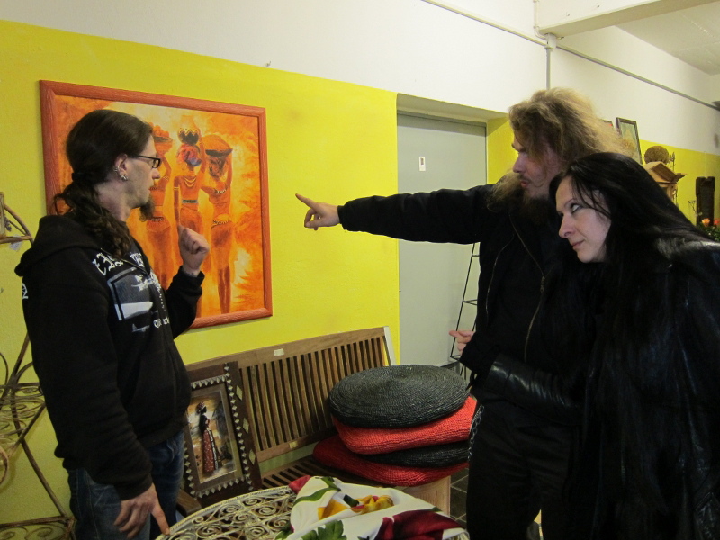 Mit Eisregen im Studio, 2011