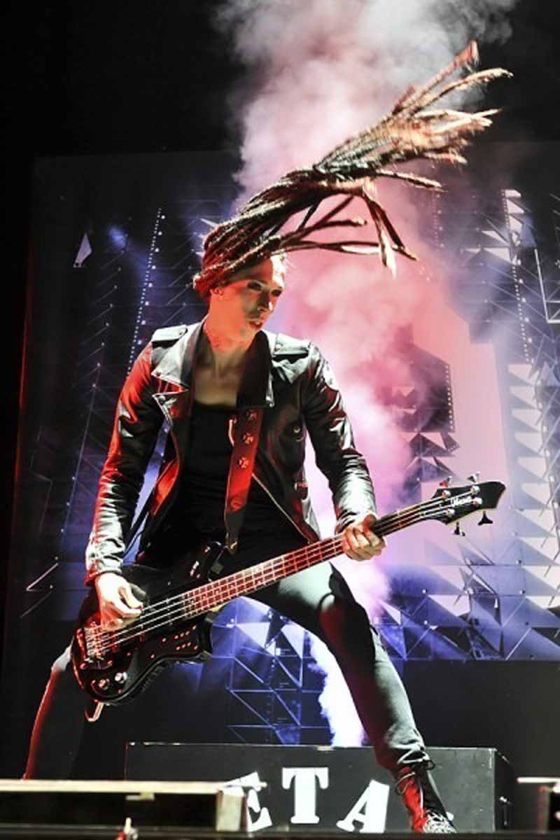 Deathstars unterwegs mit Rammstein, 2011