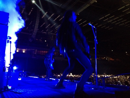 Deathstars auf ihrer Rammstein-Support-Tour, 2012