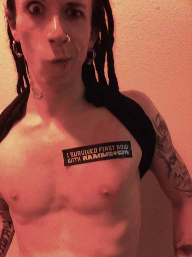 Deathstars auf Tour mit Rammstein, 2011