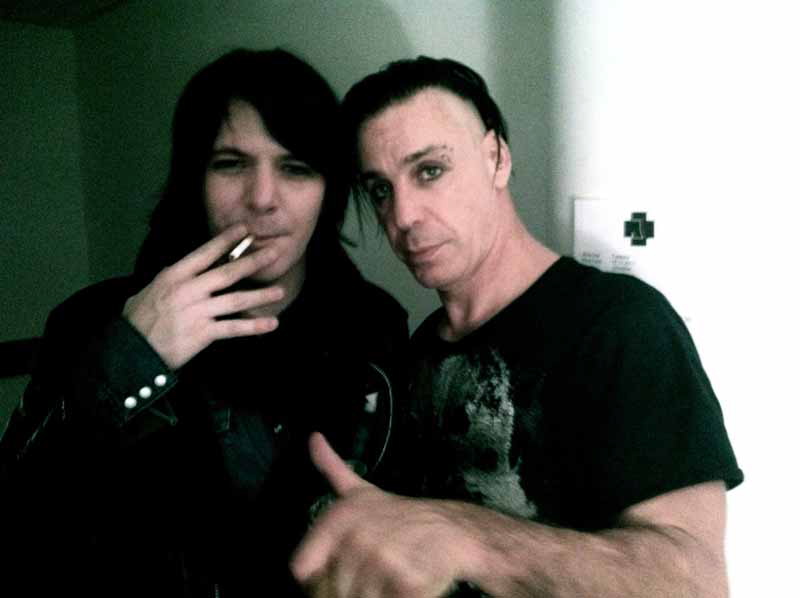 Deathstars unterwegs mit Rammstein, 2011