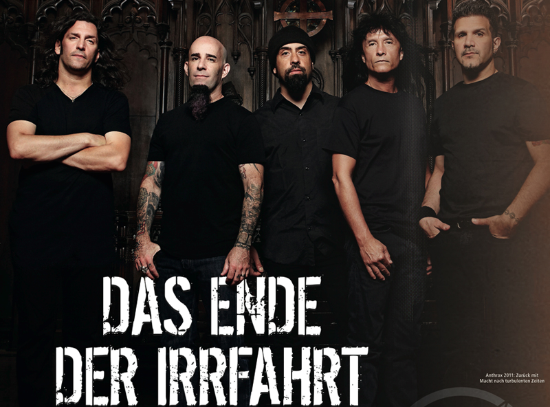 Anthrax im Metal HAmmer Oktober-Heft