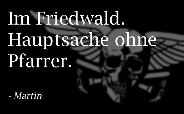 Asche, Munition, Vinyl - so wollen METAL HAMMER Leser nach dem Tod erhalten bleiben