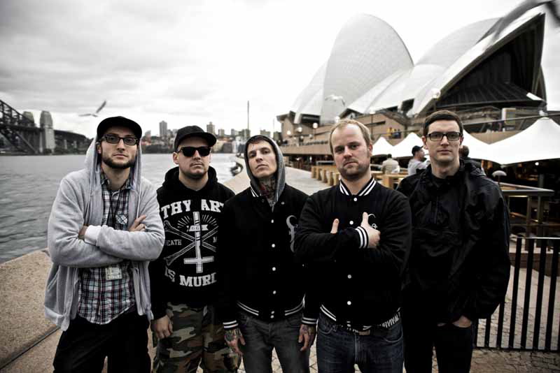 War From A Harlots Mouth, auf Tour in Australien 2011