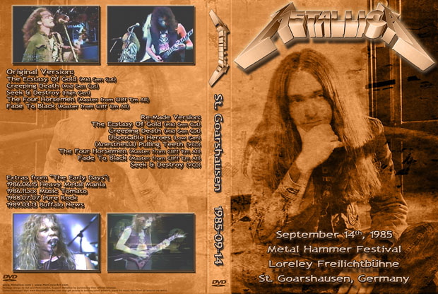 Metallica, Live-Veröffentlichung, Cover