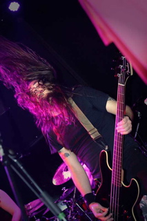 Evile, live, 17.01.12 München, Backstage