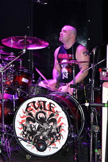 Evile, live, 17.01.12 München, Backstage