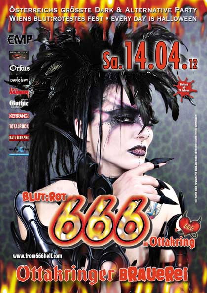 666 Blut Rot Party