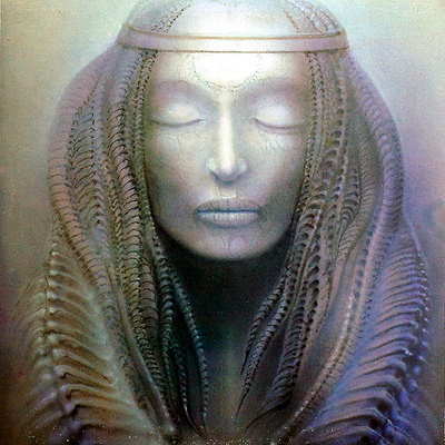 Album-Artworks, made by H.R. Giger