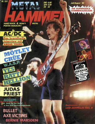 Der METAL HAMMER in den 80ern