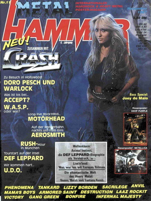 Der METAL HAMMER in den 80ern