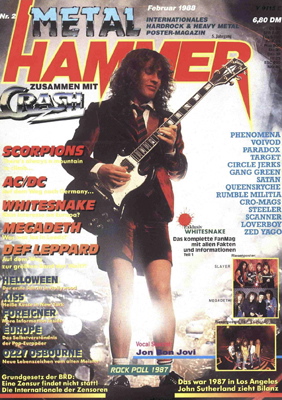 Der METAL HAMMER in den 80ern