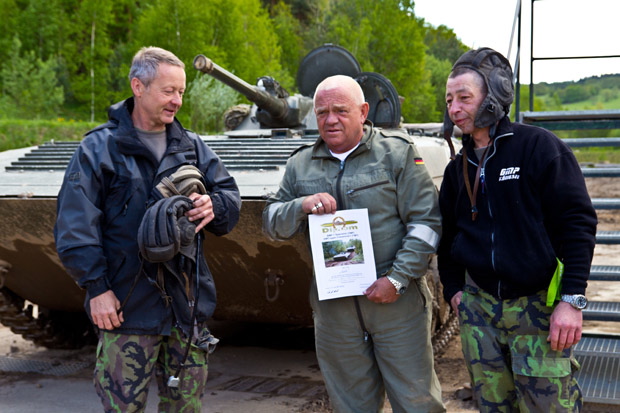 Mit Udo Dirkschneider auf Panzerfahrt