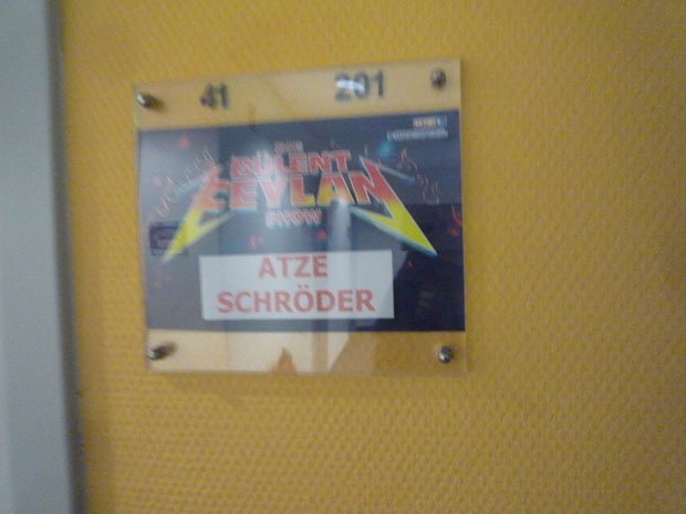 Backstage bei Bülent Ceylan, 2012