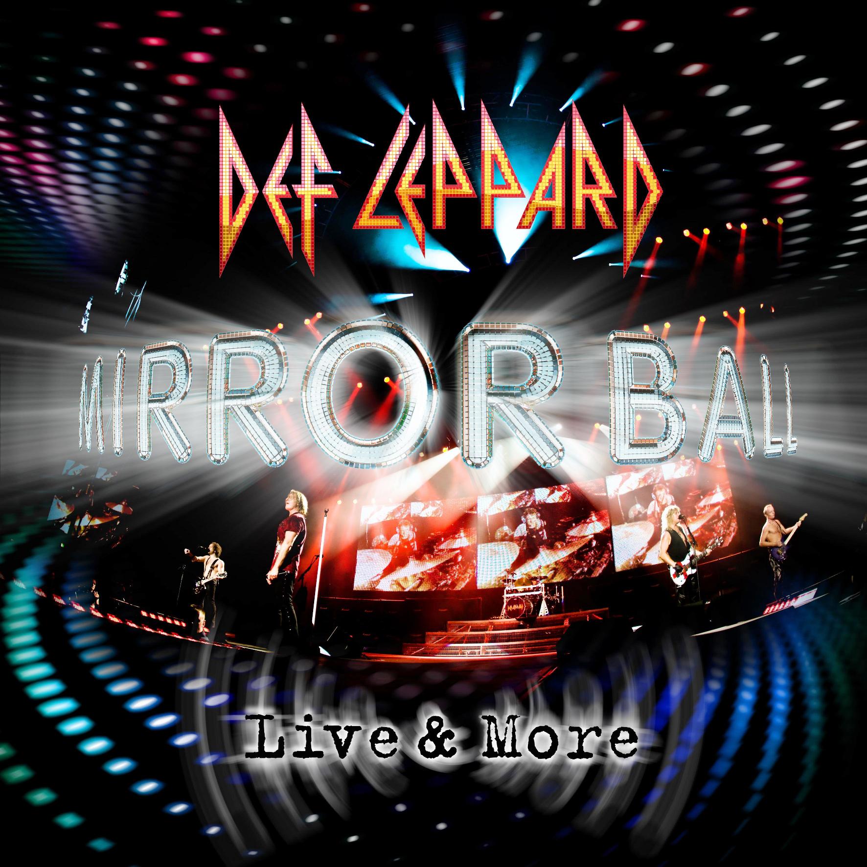 Def Leppard, Mirrorball, Live & More, Cover