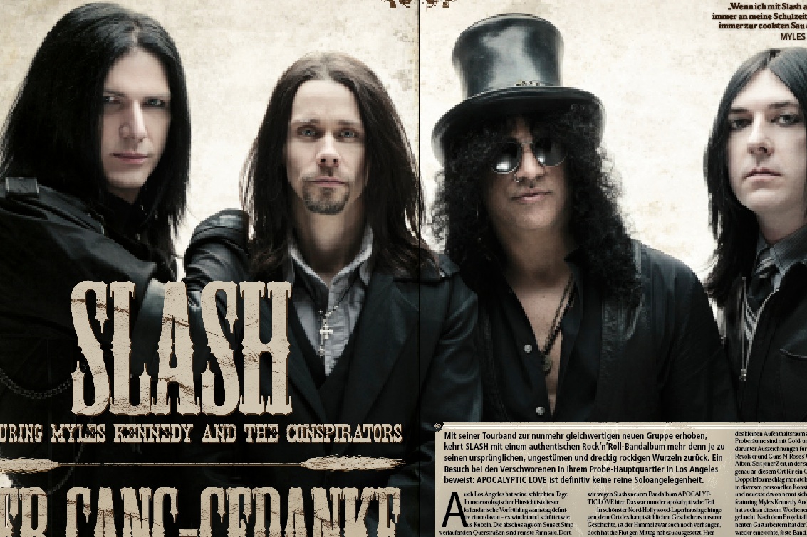 Slash im METAL HAMMER 06/2012