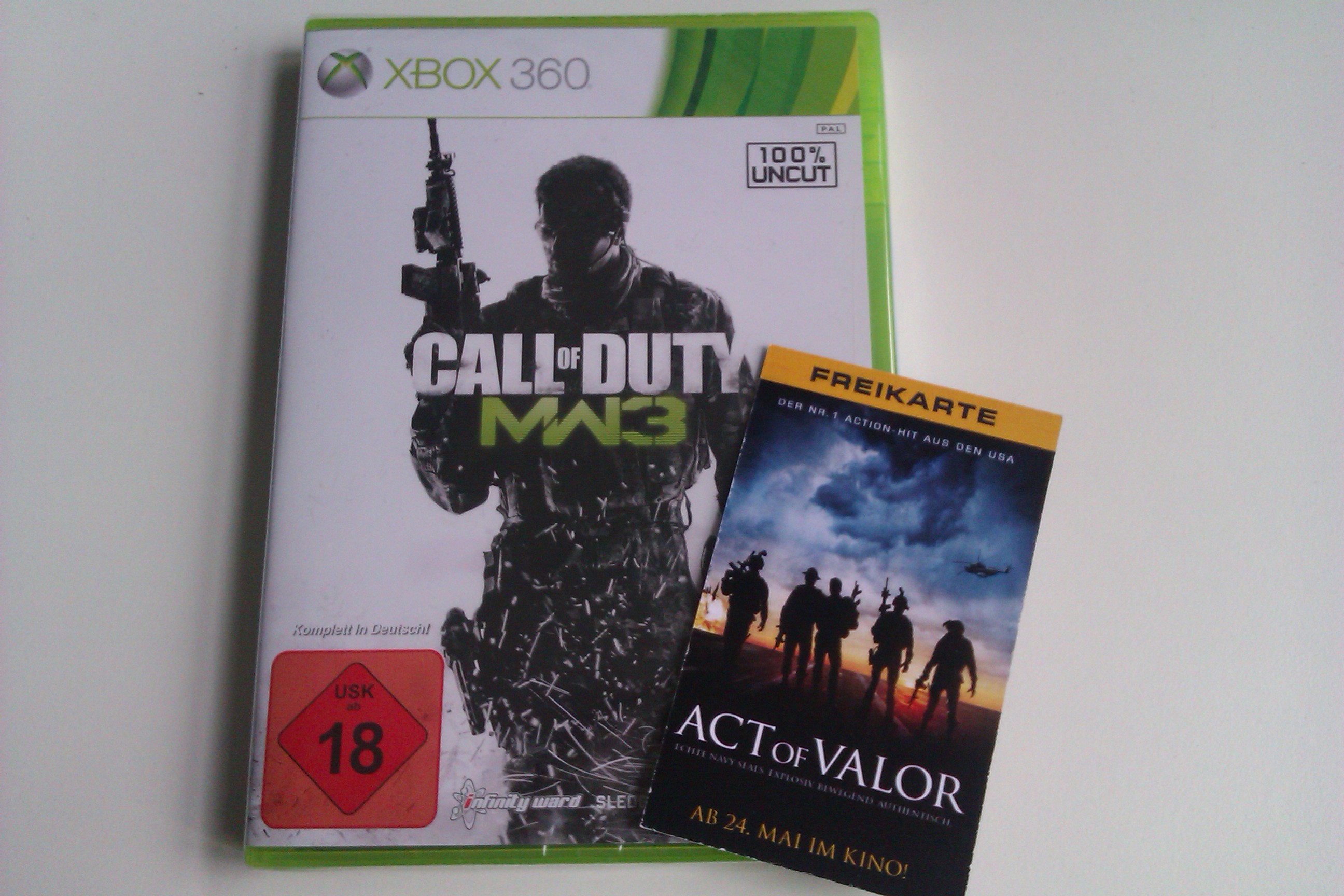 Gewinnt Call Of Duty: Modern Warfare 3 und Act Of Valor