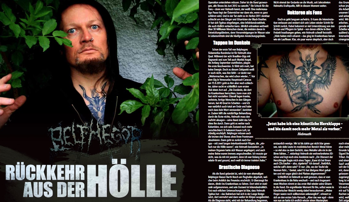 Belphegor im METAL HAMMER Juli 2012