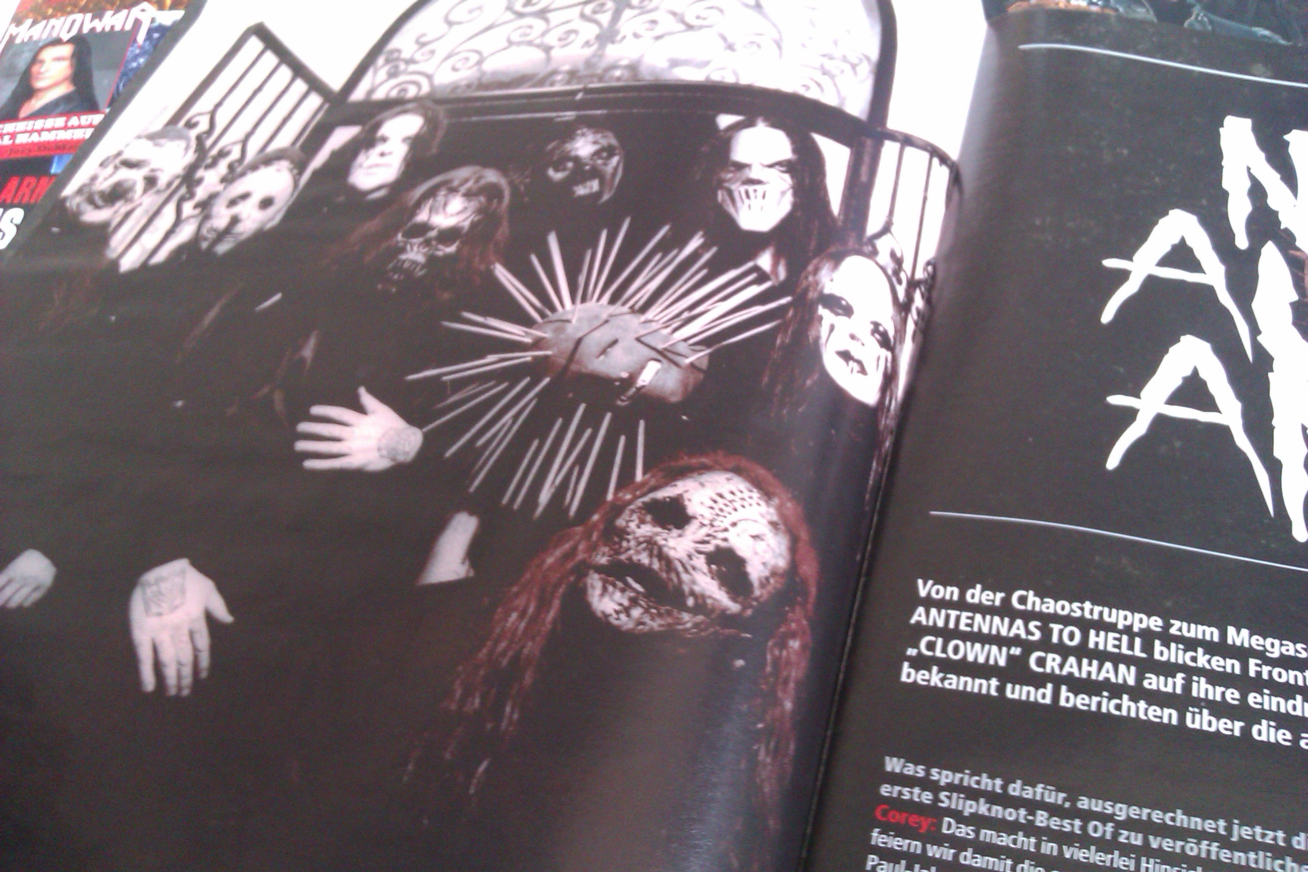 Slipknot in METAL HAMMER-Ausgabe 08/2012