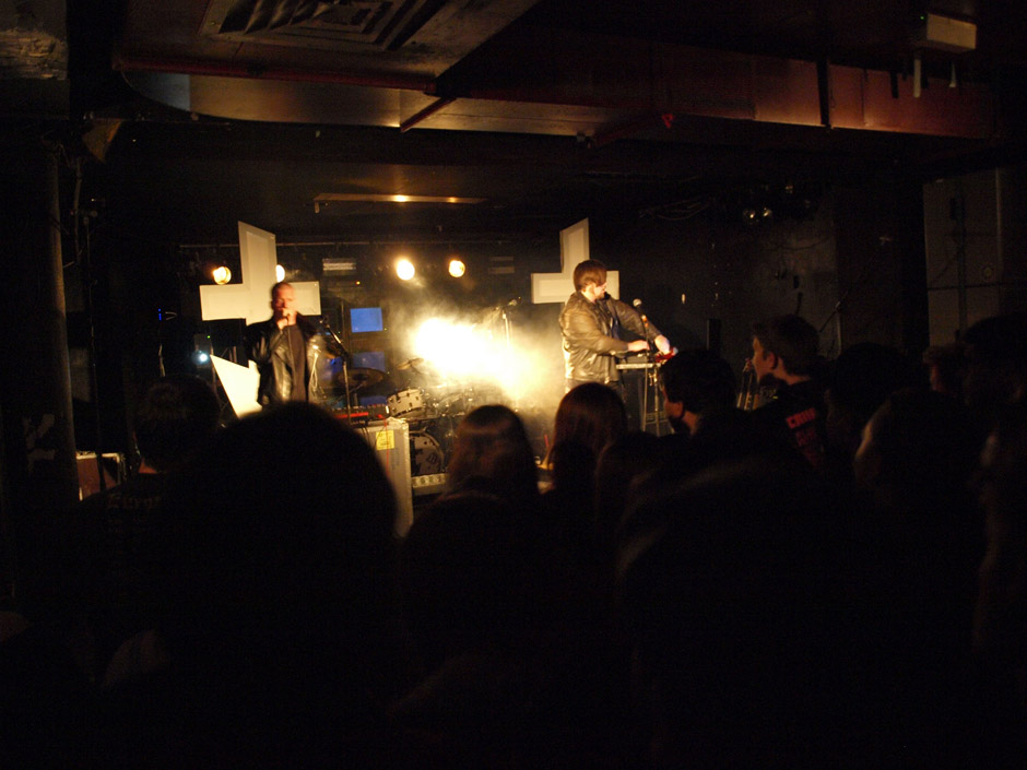 Callejon Backstage auf der Tour im Juni 2012