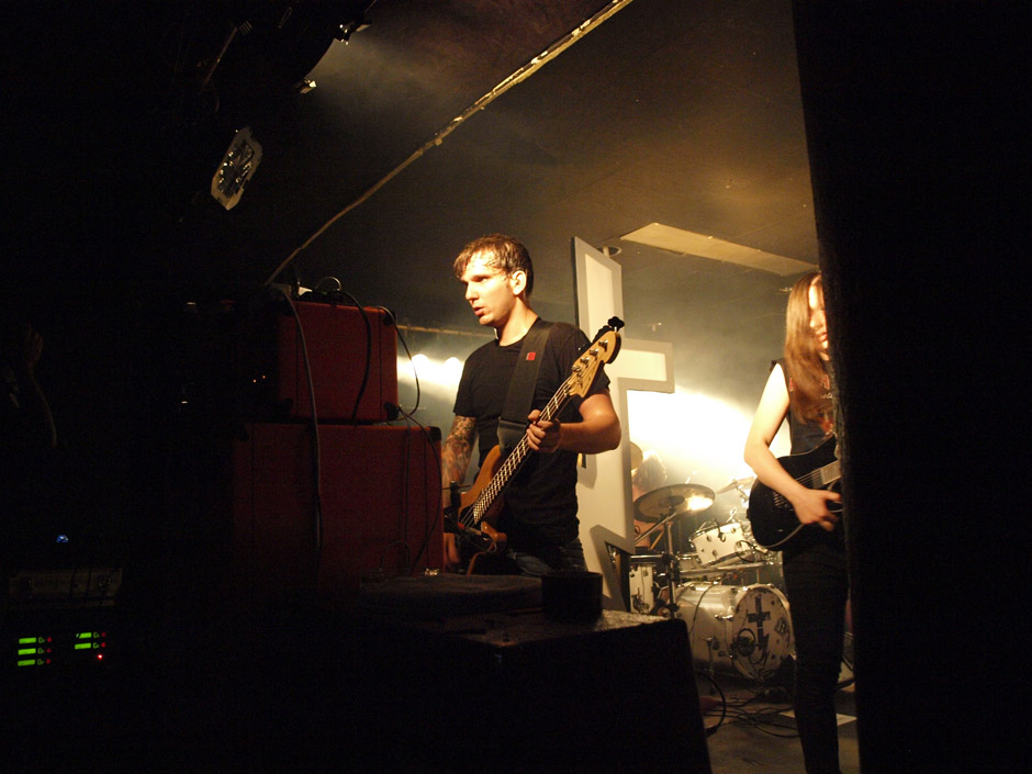 Callejon Backstage auf der Tour im Juni 2012