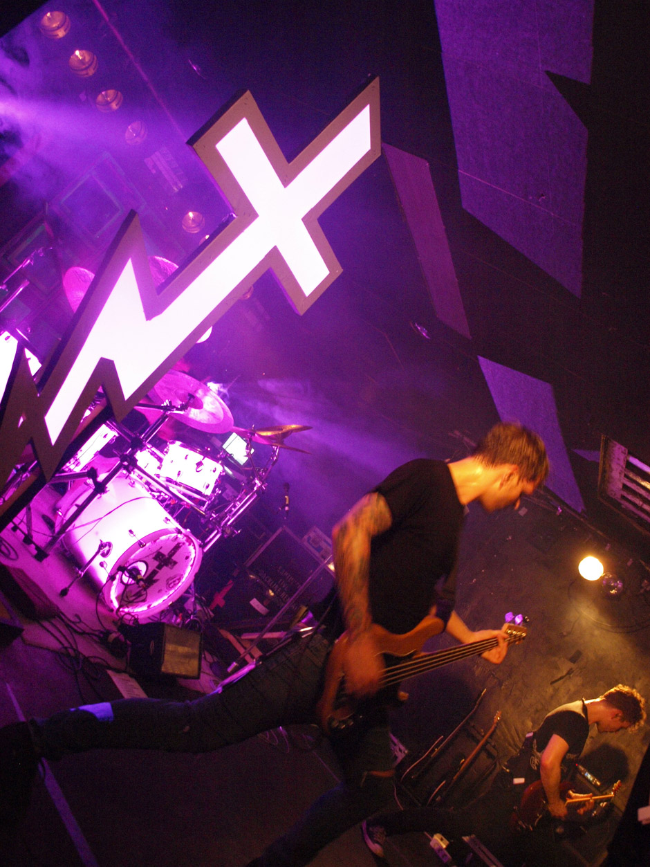 Callejon Backstage auf der Tour im Juni 2012