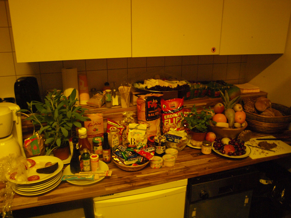 Callejon Backstage auf der Tour im Juni 2012