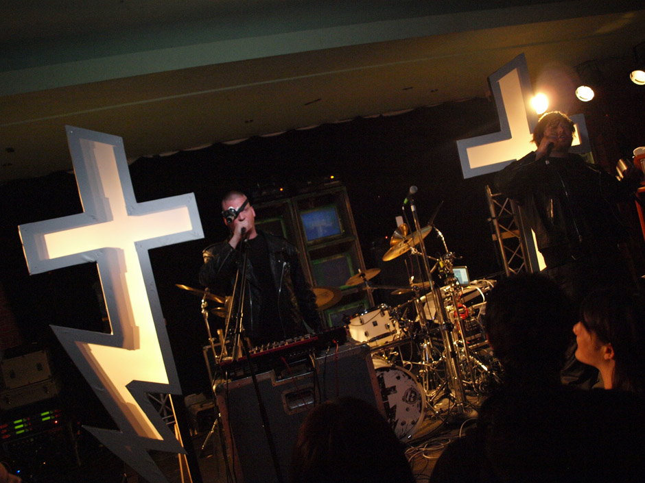 Callejon Backstage auf der Tour im Juni 2012