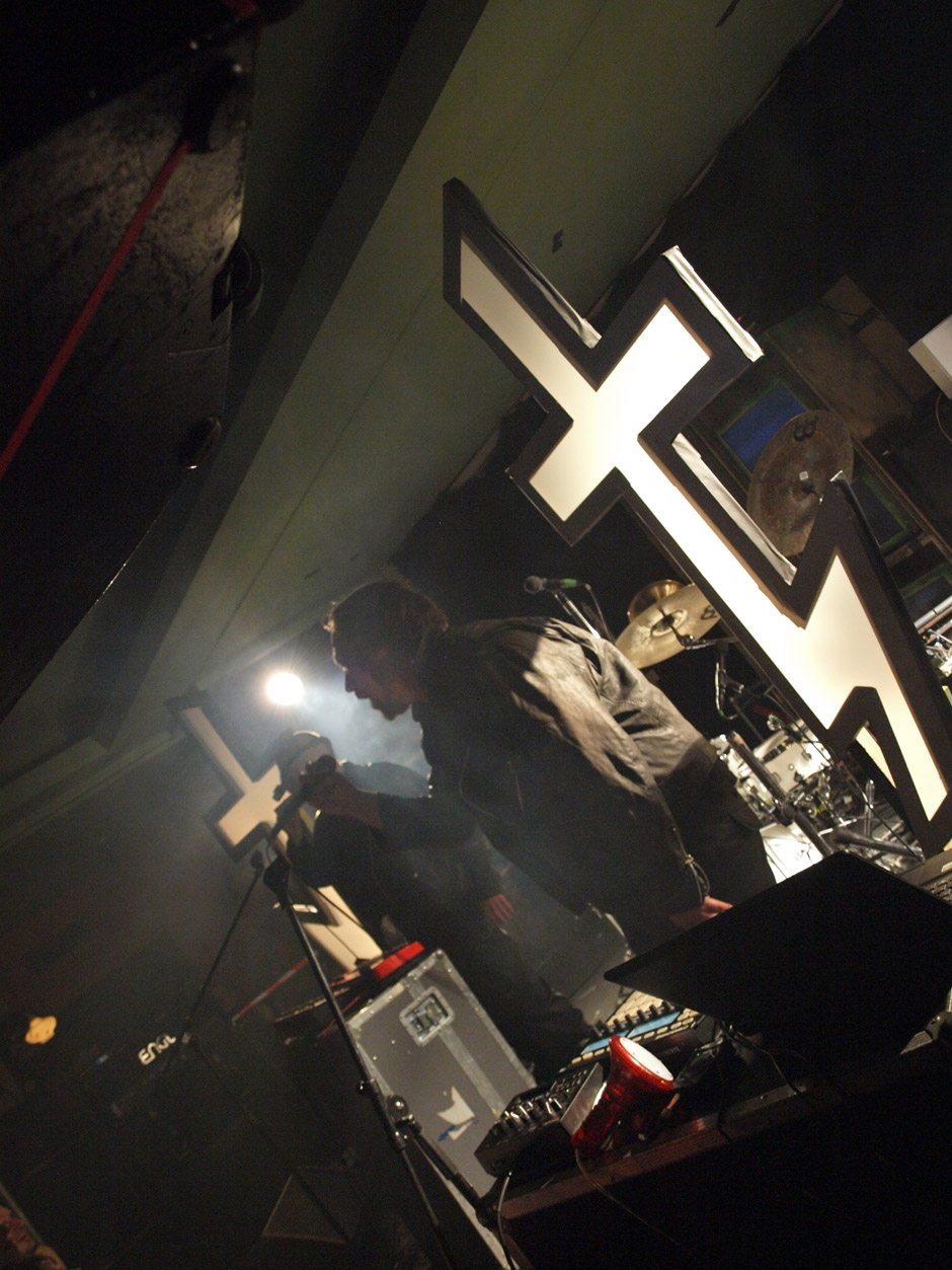 Callejon Backstage auf der Tour im Juni 2012