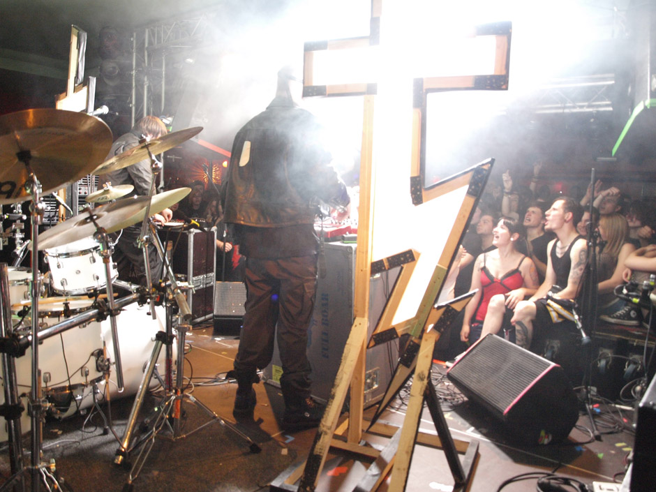 Callejon Backstage auf der Tour im Juni 2012