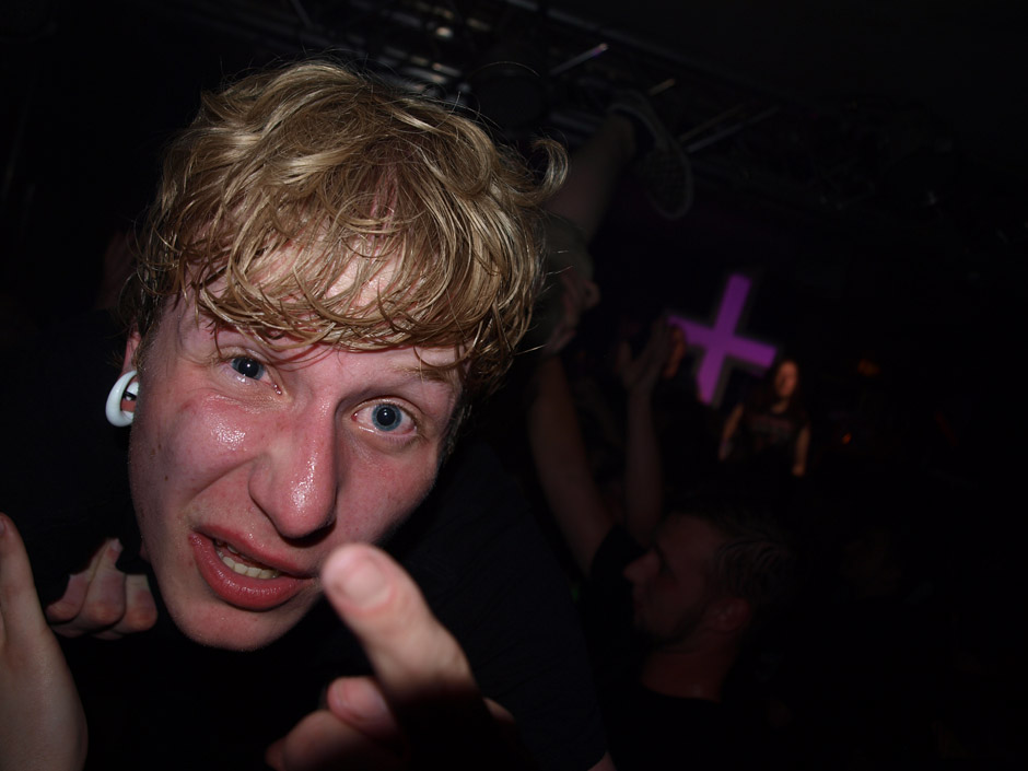 Callejon Backstage auf der Tour im Juni 2012