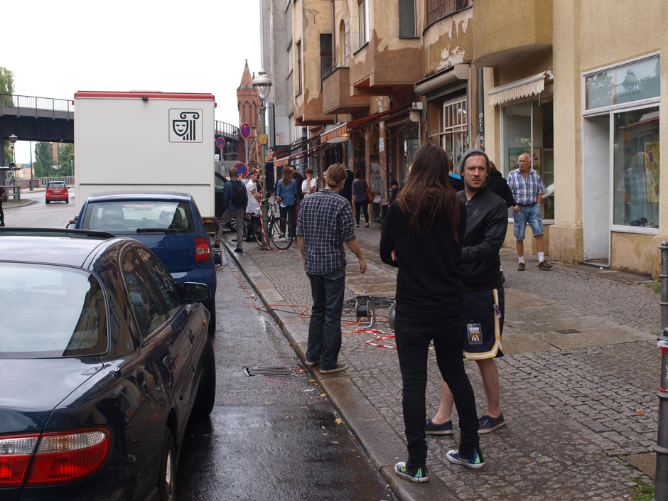 Callejon Backstage auf der Tour im Juni 2012