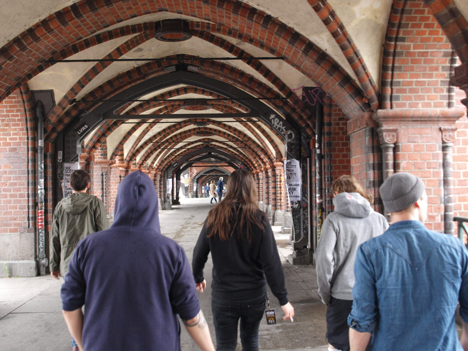 Callejon Backstage auf der Tour im Juni 2012