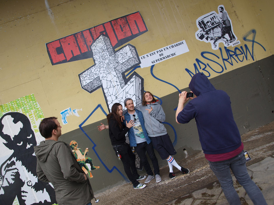 Callejon Backstage auf der Tour im Juni 2012