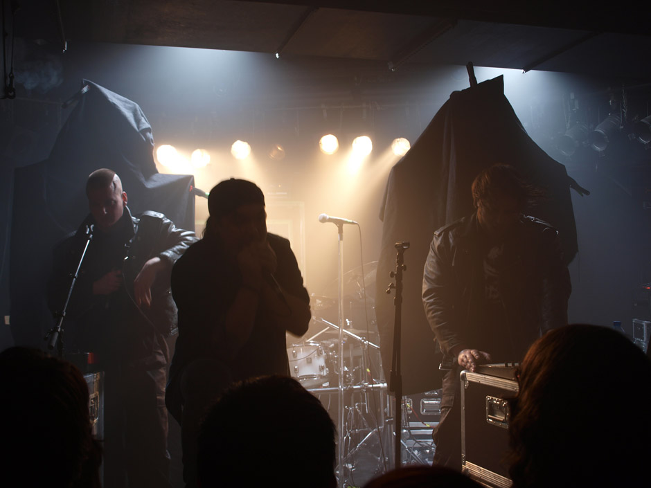 Callejon Backstage auf der Tour im Juni 2012