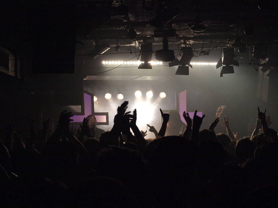 Callejon Backstage auf der Tour im Juni 2012