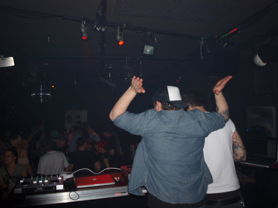 Callejon Backstage auf der Tour im Juni 2012