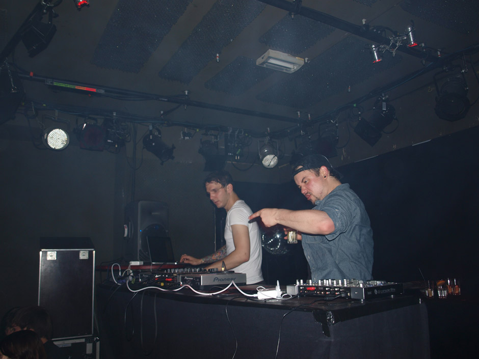 Callejon Backstage auf der Tour im Juni 2012