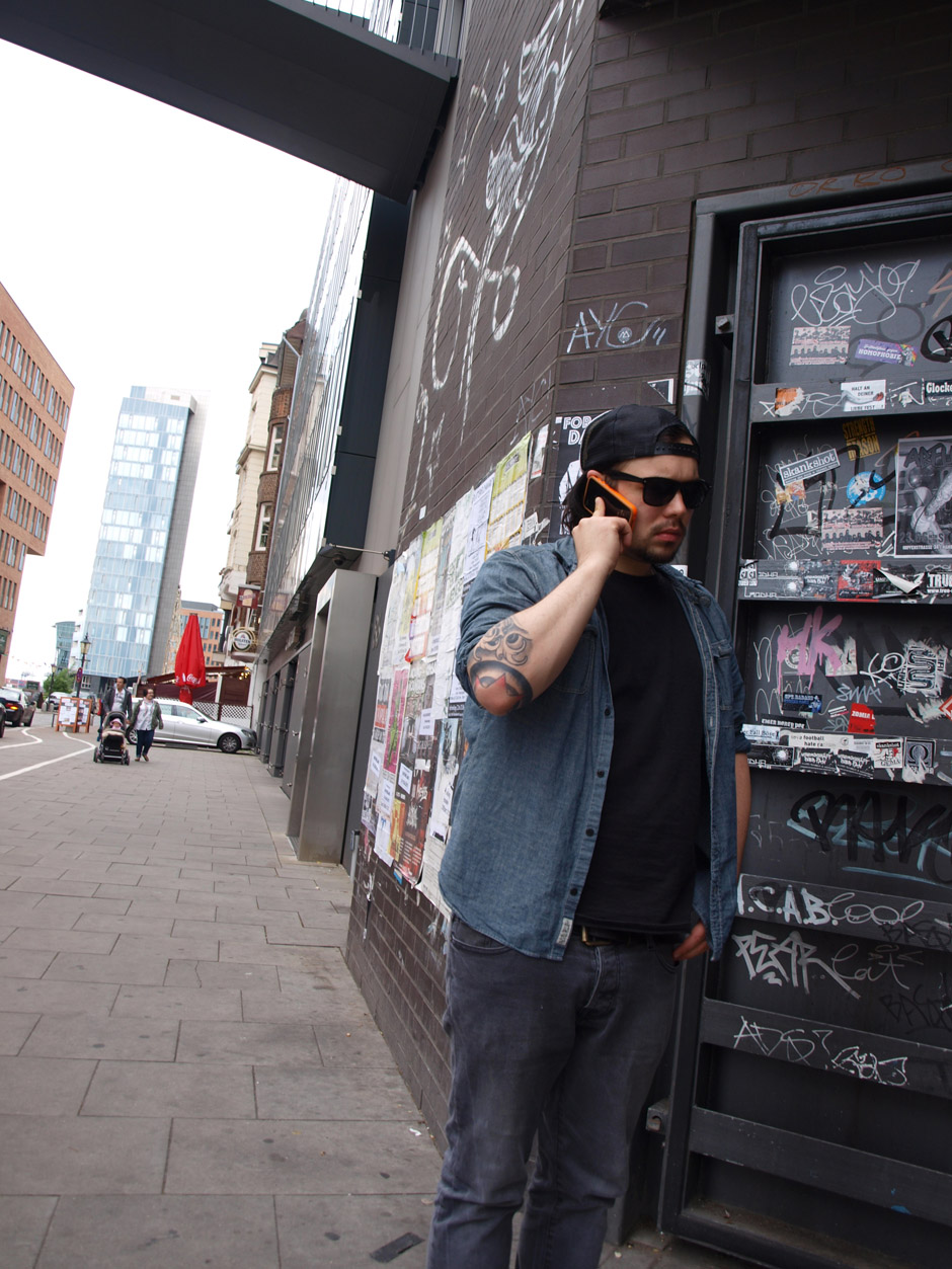 Callejon Backstage auf der Tour im Juni 2012