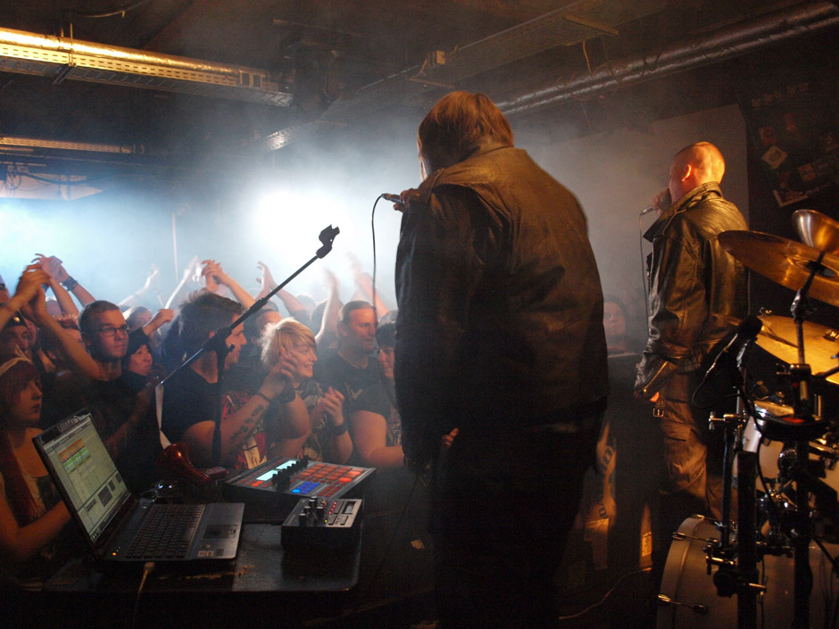 Callejon Backstage auf der Tour im Juni 2012