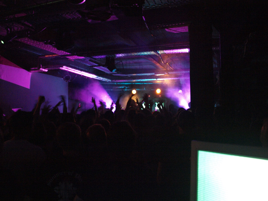 Callejon Backstage auf der Tour im Juni 2012