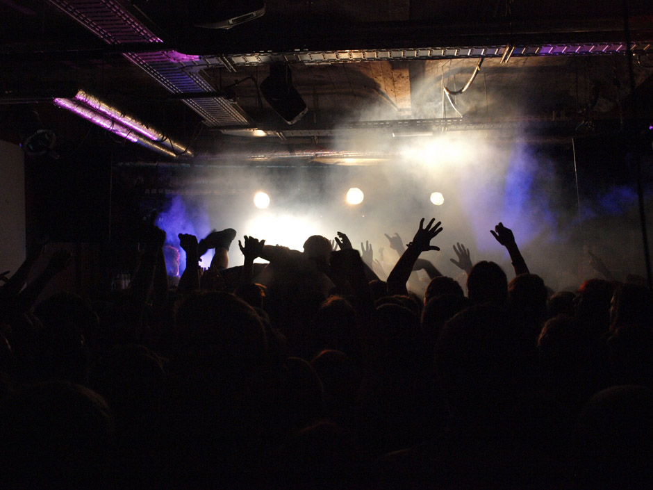 Callejon Backstage auf der Tour im Juni 2012
