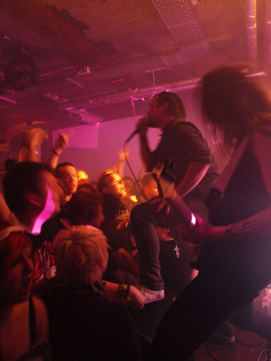 Callejon Backstage auf der Tour im Juni 2012