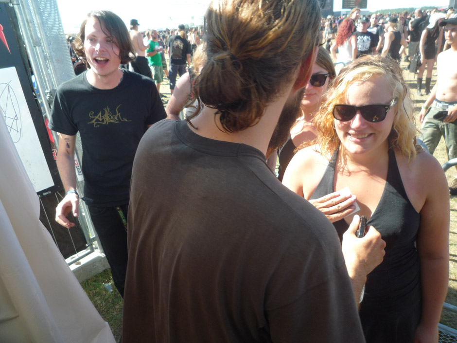 Summer Breeze 2012: Spaß und Autogrammstunden am MH-Stand