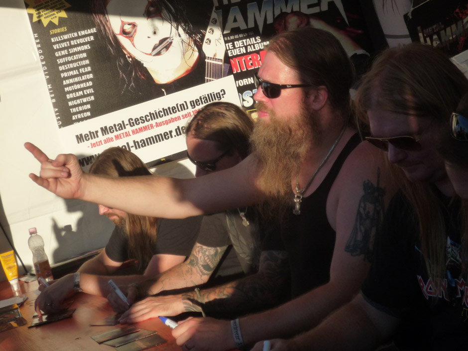 Summer Breeze 2012: Spaß und Autogrammstunden am MH-Stand