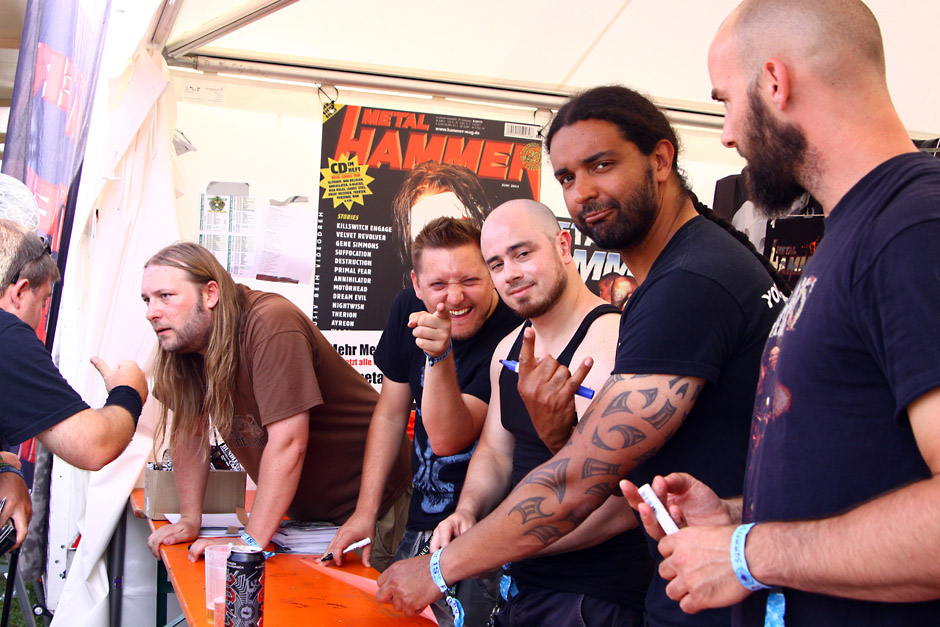 Summer Breeze 2012: Spaß und Autogrammstunden am MH-Stand