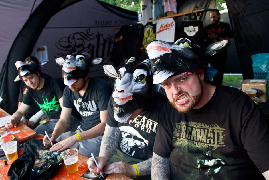 Milking The Goatmachine live, Extremefest 2012 in Hünxe