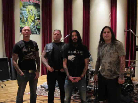 Machine Head im Studio, 2011